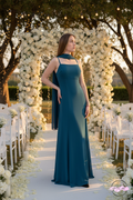 Vestido teal - boda
